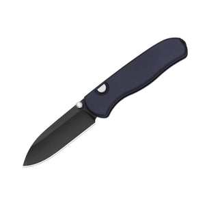 Kizer Ki3619BDA2 Drop Bear Zero, Dark Blue Aluminum, M390 Matte DLC Ultra