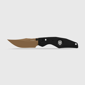 Kizer V3824CT2 Kinisis, Black G10, 14C28N, Sunset Metal PVD