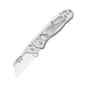 Kizer V3619JA5 Drop Bear Utility, White Acrylic, SK5 & 50Cr15MoV