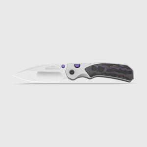 Kizer K3765BD3 Durandal, Multicolored Aluminum & FatCarbon Purple Haze, S35VN