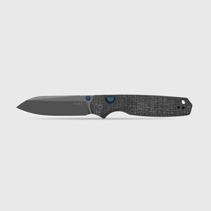 Kizer V3789BSA1 Pokiman BLL, Black Micarta, AEB-L, Gray PVD