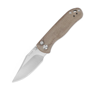 Kizer V3619.2CC1 Drop Bear 2, Brown Micarta, Nitro-V