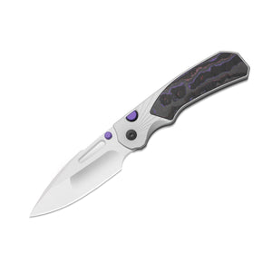 Kizer K3765BD3 Durandal, Multicolored Aluminum & FatCarbon Purple Haze, S35VN