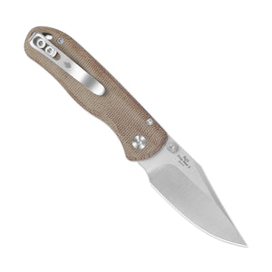 Kizer V3619.2CC1 Drop Bear 2, Brown Micarta, Nitro-V