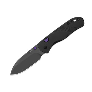 Kizer K3619.292BD3 Drop Bear 292 AirTi, Black Aluminum, M390, Gray PVD