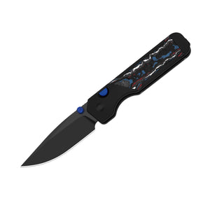 Kizer Ki3634.31BDA1 Militaw 315, Multicolored Aluminum & FatCarbon Nebula, M390 Matte DLC Ultra