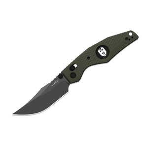 Kizer V3824CT1 Kinisis, Olive Green G10, 14C28N, Gray PVD
