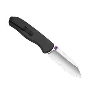 Kizer Ki3619BDA3 Drop Bear Zero, Black Aluminum, Elmax