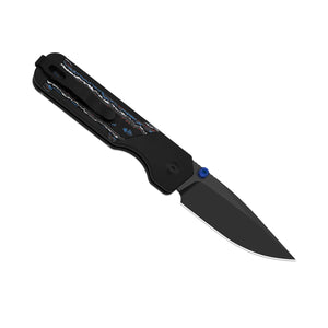Kizer Ki3634.31BDA1 Militaw 315, Multicolored Aluminum & FatCarbon Nebula, M390 Matte DLC Ultra