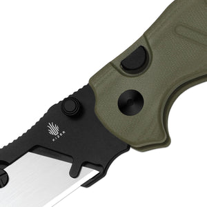 Kizer V3488.29JSA2 C01C Uti 1, Green G10, 5Cr15MoV, Black PVD