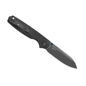 Kizer V3789BSA1 Pokiman BLL, Black Micarta, AEB-L, Gray PVD