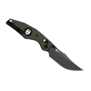 Kizer V3824CT1 Kinisis, Olive Green G10, 14C28N, Gray PVD