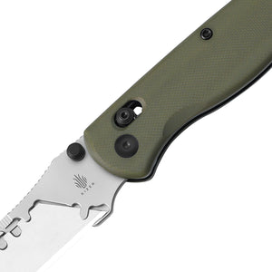 Kizer V3619JA6 Drop Bear Utility, Olive Green G10, SK5 & 50Cr15MoV