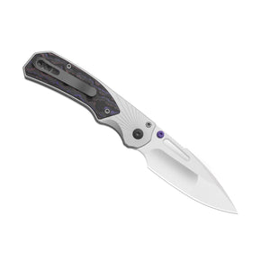 Kizer K3765BD3 Durandal, Multicolored Aluminum & FatCarbon Purple Haze, S35VN
