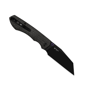 Kizer V3738BW1 Wharning, Black Micarta, N690, Black PVD