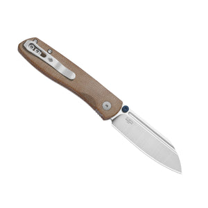 Kizer V3698A2 Renissance, Brown Norplex UltreX Micarta, N690