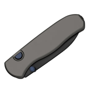 Kizer Ki3619BDA1 Drop Bear Zero, Dark Gray Aluminum, Elmax, Matte DLC Ultra