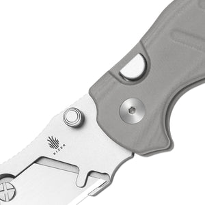 Kizer V3488.29JSA1 C01C Uti 1, Gray G10, 5Cr15MoV, Bead Blasted