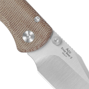 Kizer V3619.2CC1 Drop Bear 2, Brown Micarta, Nitro-V