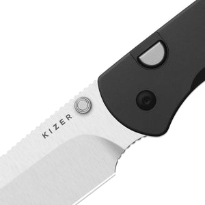 Kizer K3619.292BD2 Drop Bear 292 AirTi, Gray Aluminum, M390
