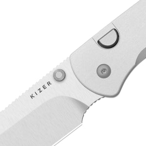 Kizer K3619.292BD4 Drop Bear 292 AirTi, Silver Aluminum, M390