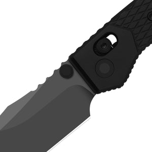 Kizer K3824CT1 Kinisis, Black Aluminum, S35VN, Matte DLC Ultra