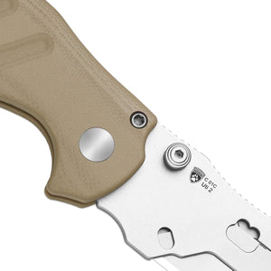 Kizer V3488.29JNA2 C01C Uti 2, Brown G10, 5Cr15MoV, Bead Blasted