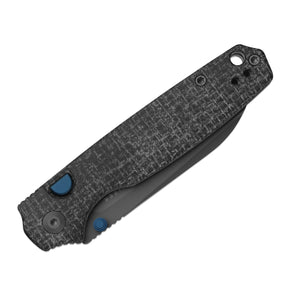 Kizer V3789BSA1 Pokiman BLL, Black Micarta, AEB-L, Gray PVD