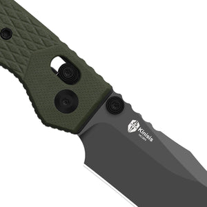 Kizer V3824CT1 Kinisis, Olive Green G10, 14C28N, Gray PVD