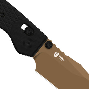 Kizer V3824CT2 Kinisis, Black G10, 14C28N, Sunset Metal PVD