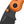 Kizer V2742A3 Microbe, Orange Aluminum, 14C28N, Black PVD