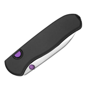 Kizer Ki3619BDA3 Drop Bear Zero, Black Aluminum, Elmax