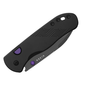 Kizer K3619.292BD3 Drop Bear 292 AirTi, Black Aluminum, M390, Gray PVD