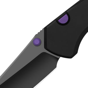 Kizer K3818ZBD1 Astur ZeroS, Black Aluminum, MagnaCut, Matte DLC Ultra