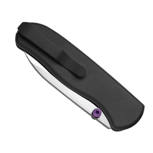 Kizer Ki3619BDA3 Drop Bear Zero, Black Aluminum, Elmax
