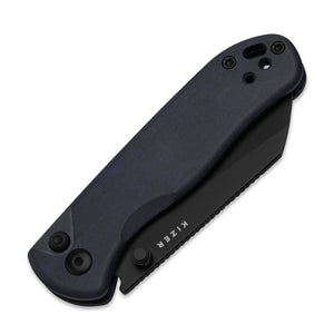 Kizer V3619.2CS1 Drop Bear 2, Blue Richlite, Nitro-V, Matte DLC