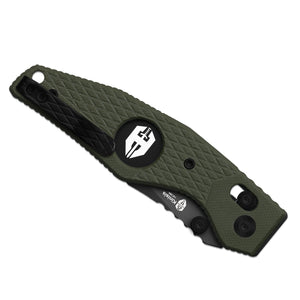 Kizer V3824CT1 Kinisis, Olive Green G10, 14C28N, Gray PVD