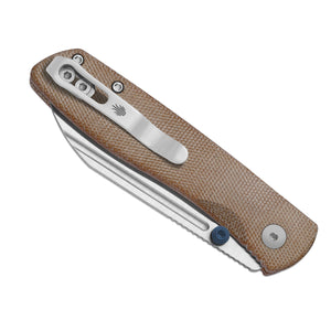 Kizer V3698A2 Renissance, Brown Norplex UltreX Micarta, N690