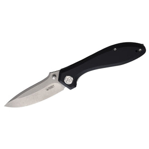 Kubey Ruckus Liner Lock Knife Black G-10 (3.5" BB)
