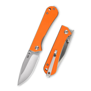 NUKNIVES Kumpanter Linerlock Orange G10 (3.00" Satin)