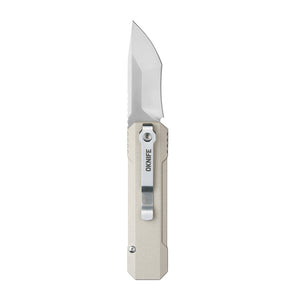 OKNIFE LK Folding Pocket Knife w/ Rechargeable Flashlight
