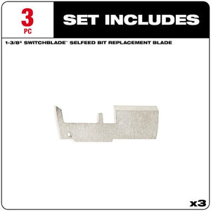 Milwaukee 48-25-5520 1-3/8 in. Switchblade Replacement Blade (3-Pack)