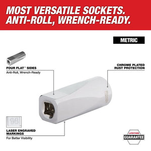 Milwaukee 45-34-9123 1/2 in. Drive 22MM Metric 6-Point Socket