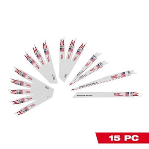 Milwaukee 49-22-1110B General Purpose SAWZALL Blade Set 10PC +5 Free Blades