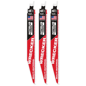Milwaukee 48-00-5372 3PC 9" WRECKER with NITRUS Carbide Blade (Open Box)