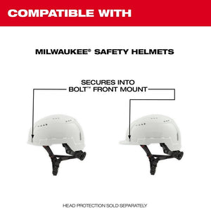 Milwaukee 48-73-1411 BOLT Visor / Face Shield - Clear Dual Coat Lens (Open Box)