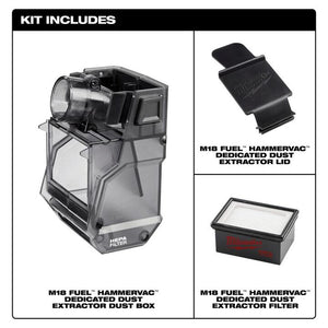 Milwaukee 49-90-2344 M18 HAMMERVAC Accessory Dust Box Filter and Lid