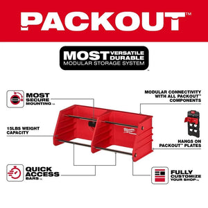 Milwaukee 48-22-8340 PACKOUT Shop Storage Tool Rack (Blemished)
