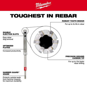 Milwaukee 48-20-6707 SDS PLUS 1/2" X 12" Rebar Cutter