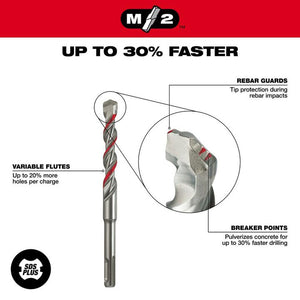 Milwaukee 48-20-7474 SDS-Plus 2-Cutter 1/2 in. x 10 in. x 12 in.